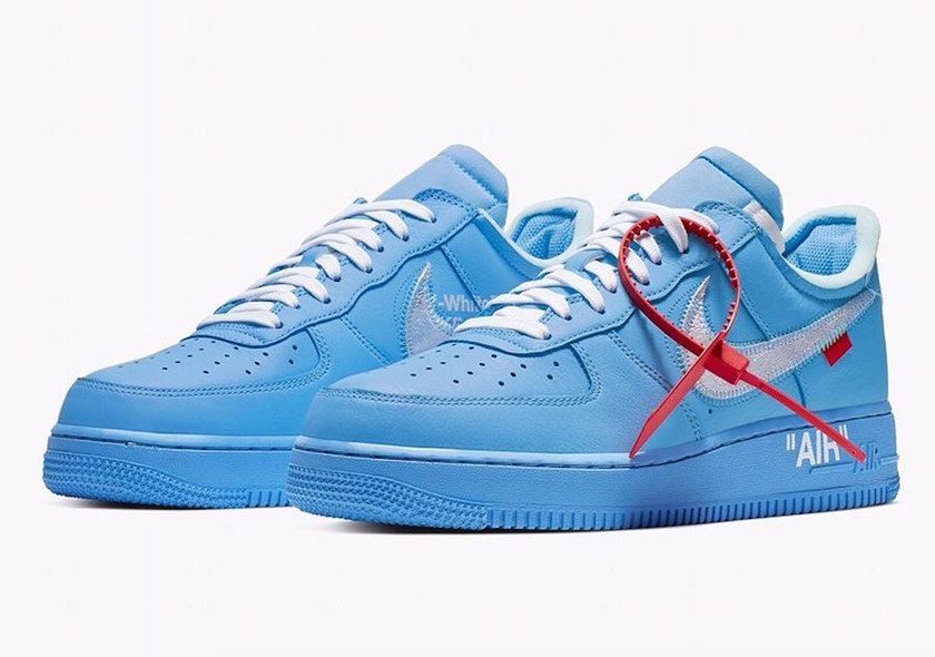 Off-White Nike Air Force 1ä½MCAèè²åå¸æ¥æ