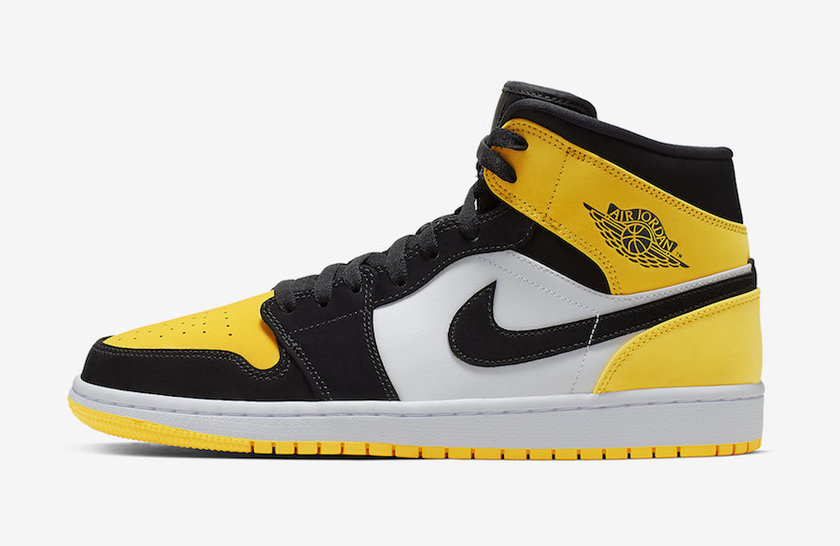 Air Jordan 1 Mid Yellow Toe 852542-071 Release Date