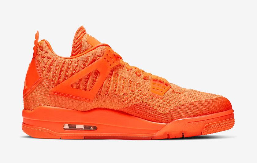 Air Jordan 4 Flyknit Total Orange AQ3559-800åå¸æ¥æ