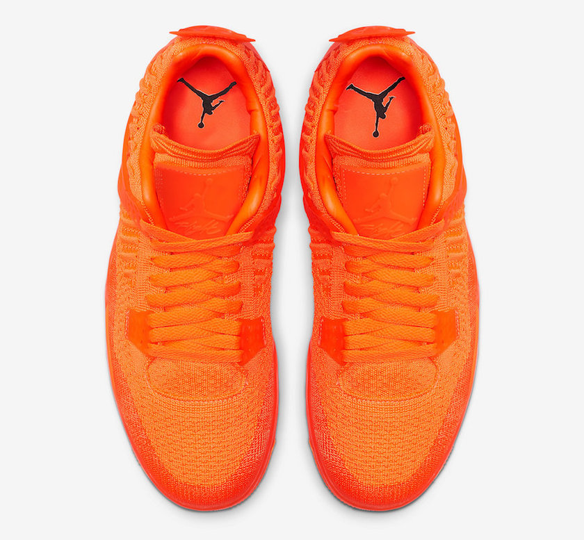 Air Jordan 4 Flyknit Total Orange AQ3559-800åå¸æ¥æ