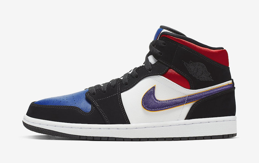 Air Jordan 1 Mid SE Fieldç´«è²ç½è²å¥èº«æ¿çº¢è²852542-005åå¸æ¥æ