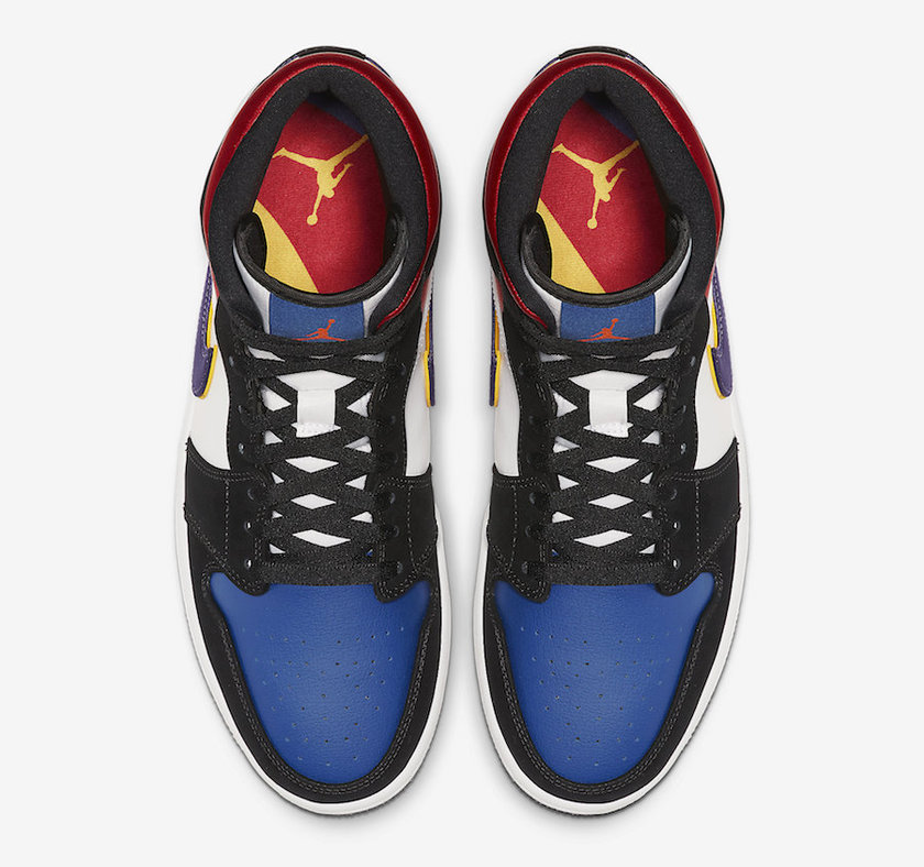 Air Jordan 1 Mid SE Fieldç´«è²ç½è²å¥èº«æ¿çº¢è²852542-005åå¸æ¥æ