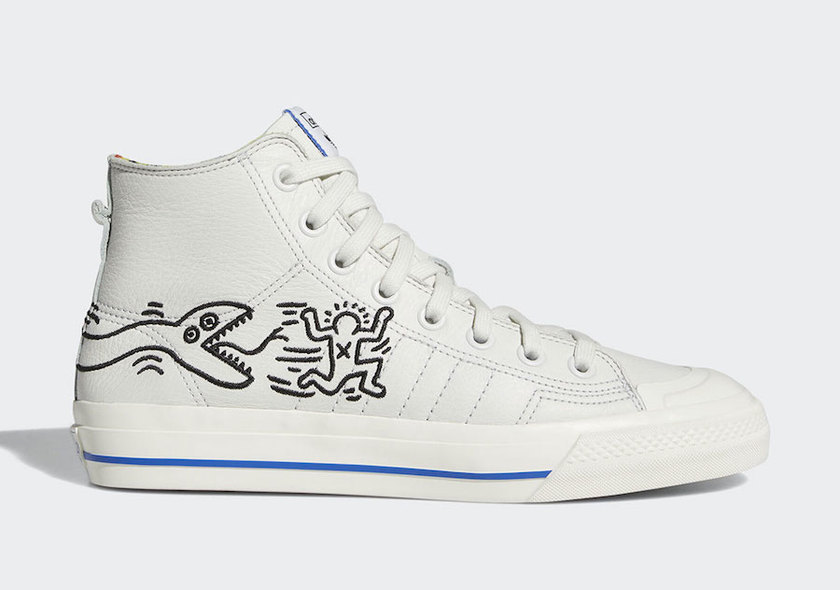 Keith Haring adidas Nizzaä½ å¥½EE9297åå¸æ¥æ
