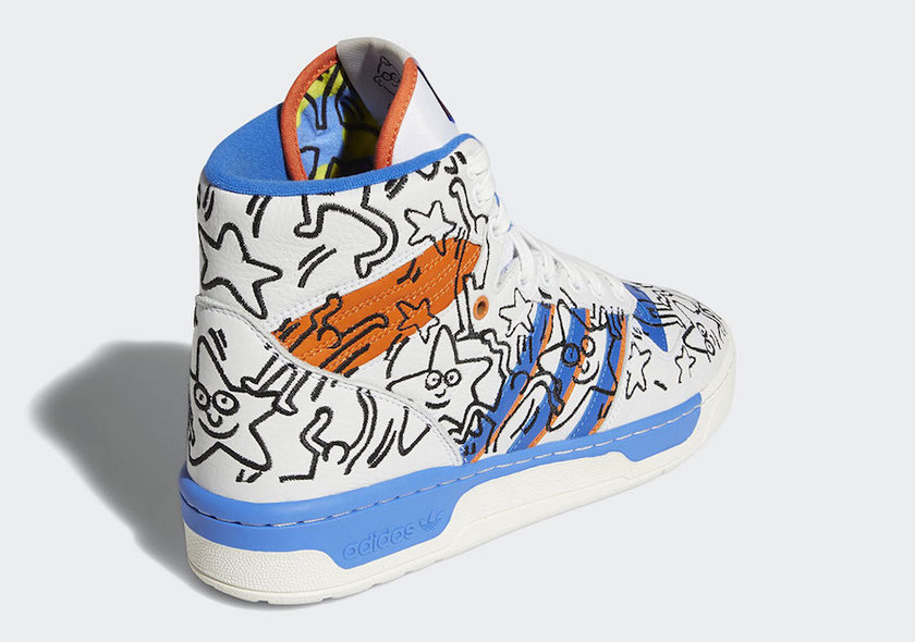 Keith Haring adidas Rivalry Hi EE9296åå¸æ¥æ