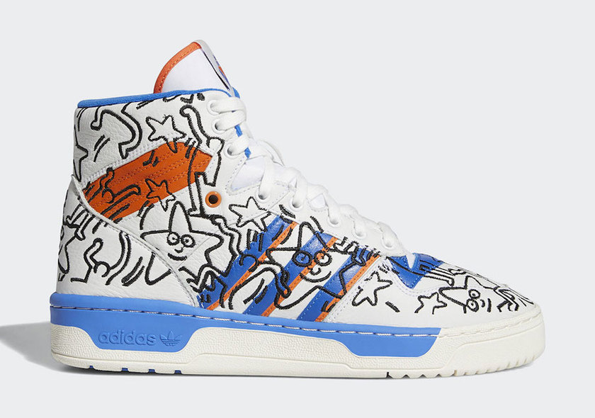 Keith Haring adidas Rivalry Hi EE9296åå¸æ¥æ