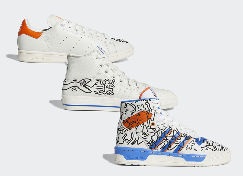 Keith Haring adidas Stan Smith Nizza Hi Rivalry Hiåå¸æ¥æ