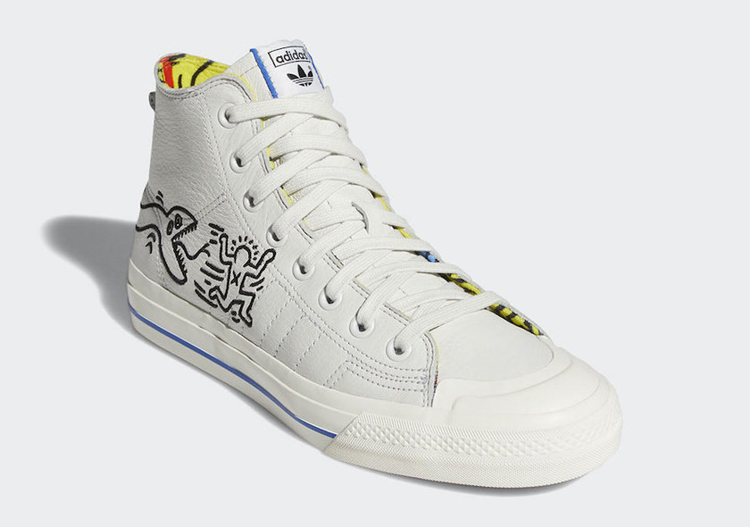 Keith Haring adidas Nizzaä½ å¥½EE9297åå¸æ¥æ