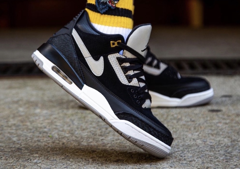 Air Jordan 3 Tinker Black Cement CK4348-007 2019åå¸æ¥æ