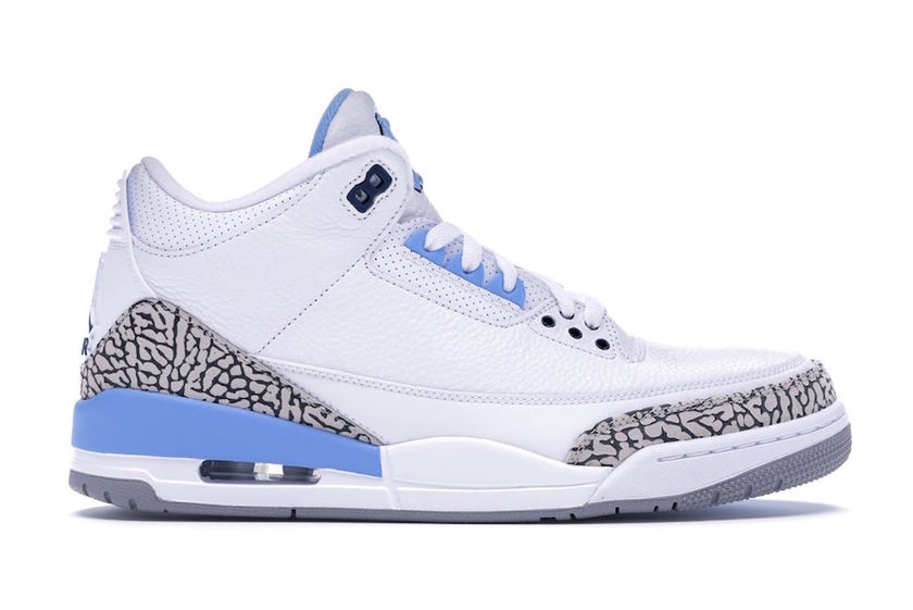 Air Jordan 3 UNC CT8532-104 2020 Release Date