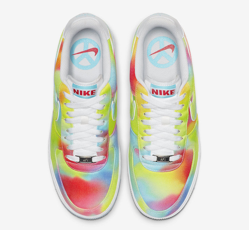 Nike Air Force 1 Low Tie-Dye Chicago CK0838-100åå¸æ¥æ