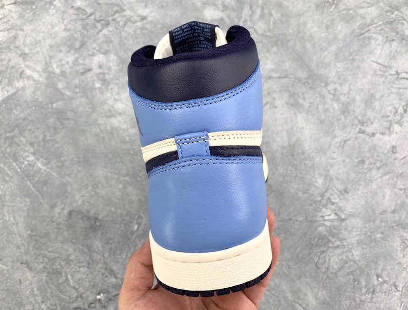Air Jordan 1 Obsidian 555088-140 2019åå¸æ¥æ