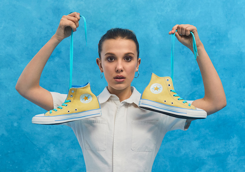Millie Bobby Brown Converseæ¥åæ³°åç±³èç±ä½ åå¸æ¥æ