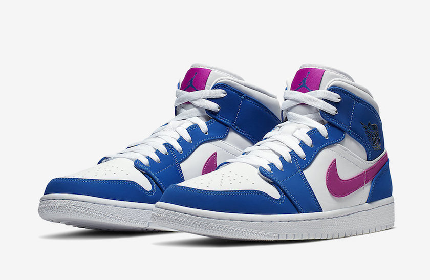 Air Jordan 1 Mid Hyper Royal Violet 554724-451åå:registered:æ¥æ