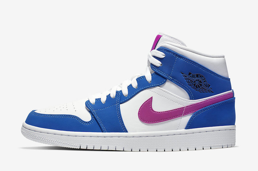 Air Jordan 1 Mid Hyper Royal Violet 554724-451åå:registered:æ¥æ