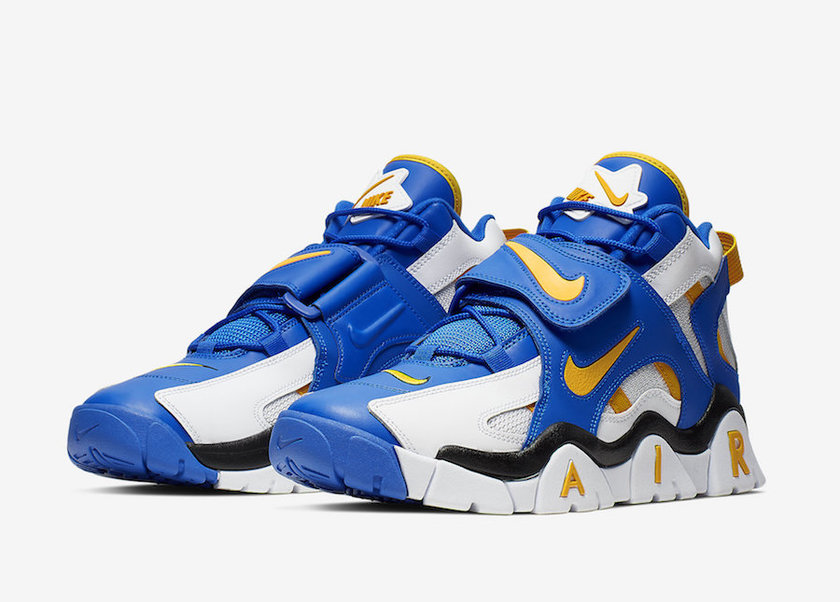 Nike Air Barrage Mid Warriors AT7847-100åå¸æ¥æ