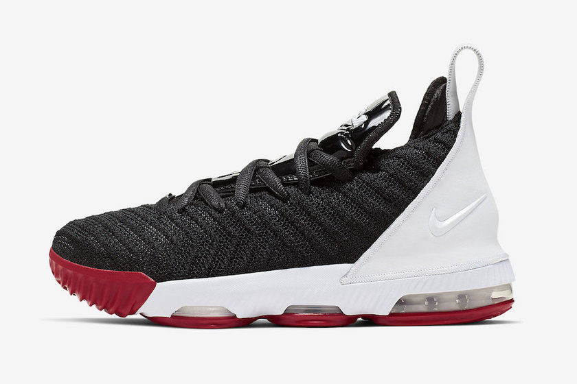 Nike LeBron 16 GS Bred AQ2465-016åå¸æ¥æ