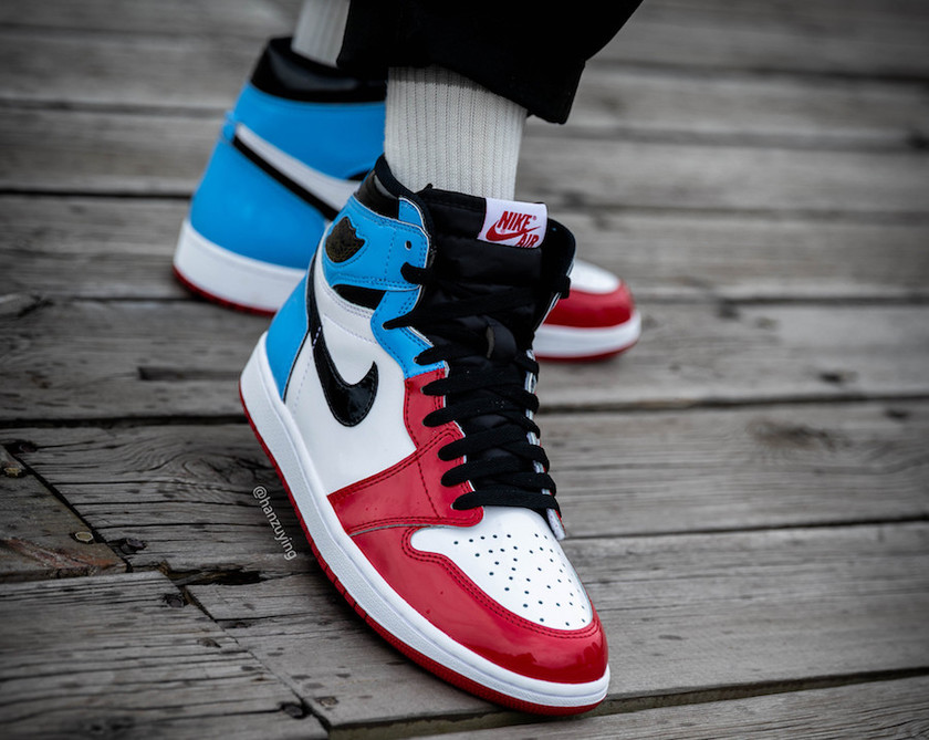 Air Jordan 1 UNC To Chicago Fearless CK5666-100åå¸æ¥æOn-Feet