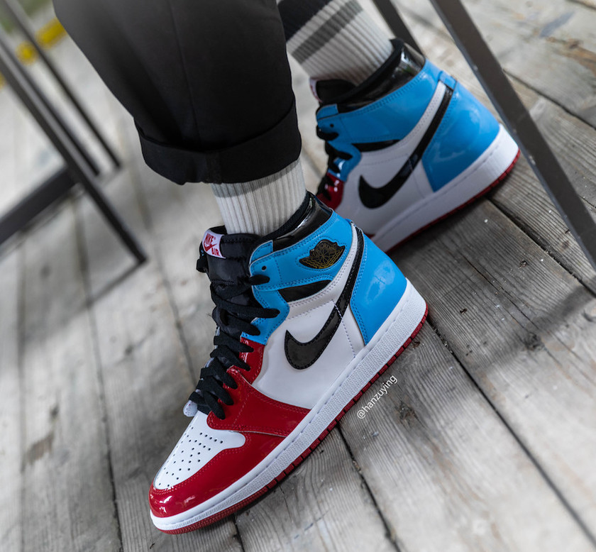 Air Jordan 1 UNC To Chicago Fearless CK5666-100åå¸æ¥æOn-Feet