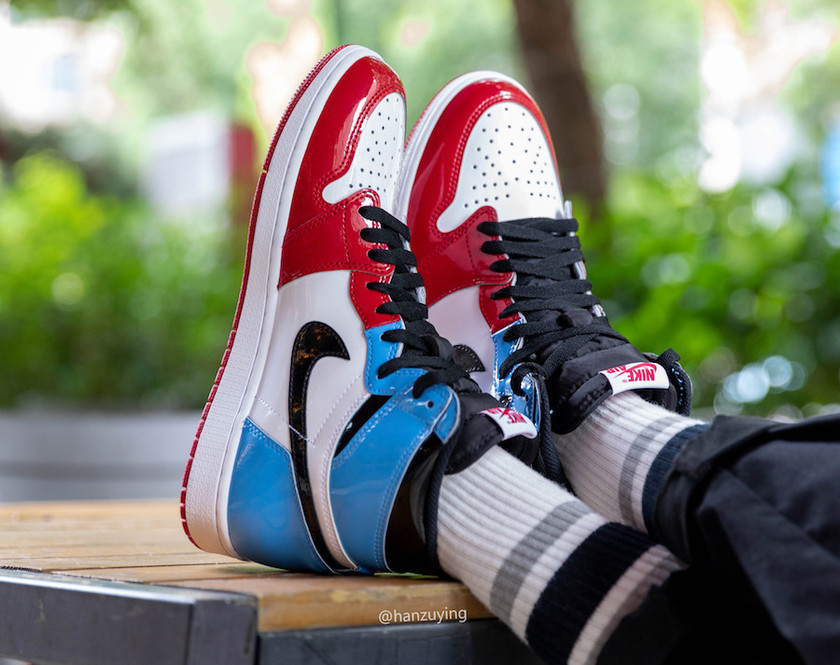 Air Jordan 1 UNC To Chicago Fearless CK5666-100 On-Footåå:registered:æ¥æ