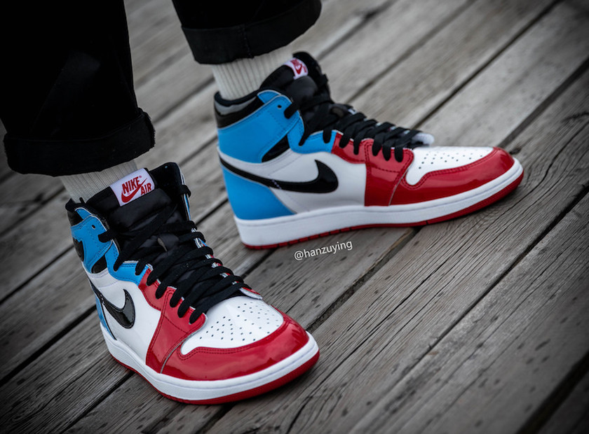 Air Jordan 1 UNC To Chicago Fearless CK5666-100åå¸æ¥æOn-Feet