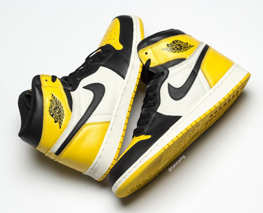 Air Jordan 1 Yellow Toe AR1020-700åå¸æ¥æ