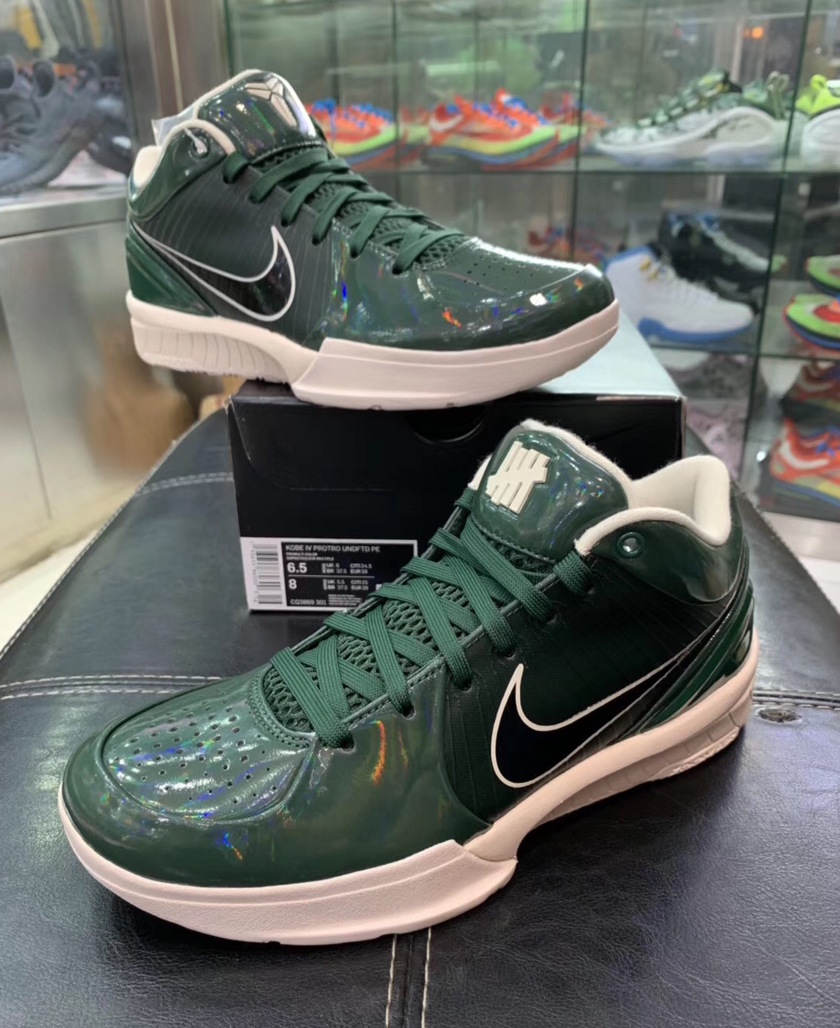 Undefeated Nike Kobe 4 Protro Fir Green CQ3869-301 Release Date