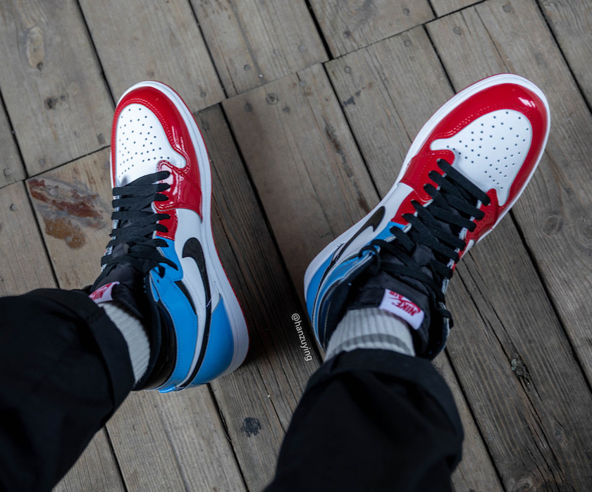 Air Jordan 1 UNC To Chicago Fearless CK5666-100åå¸æ¥æOn-Feet