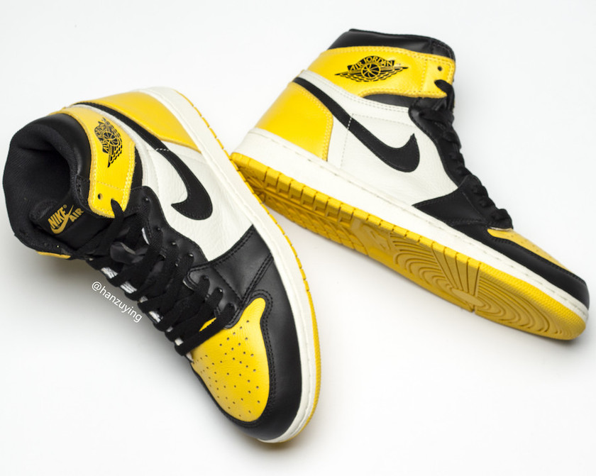 Air Jordan 1 Yellow Toe AR1020-700åå¸æ¥æ