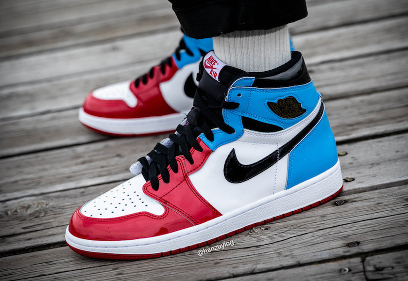 Air Jordan 1 UNC To Chicago Fearless CK5666-100åå¸æ¥æOn-Feet