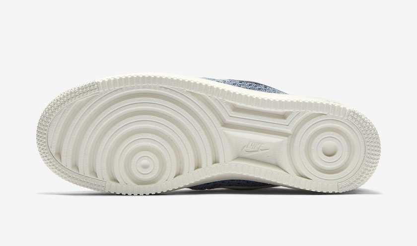 Nike Air Force 1 Flyknit 2.0 Ocean Fog CI0051-400å叿¥æ