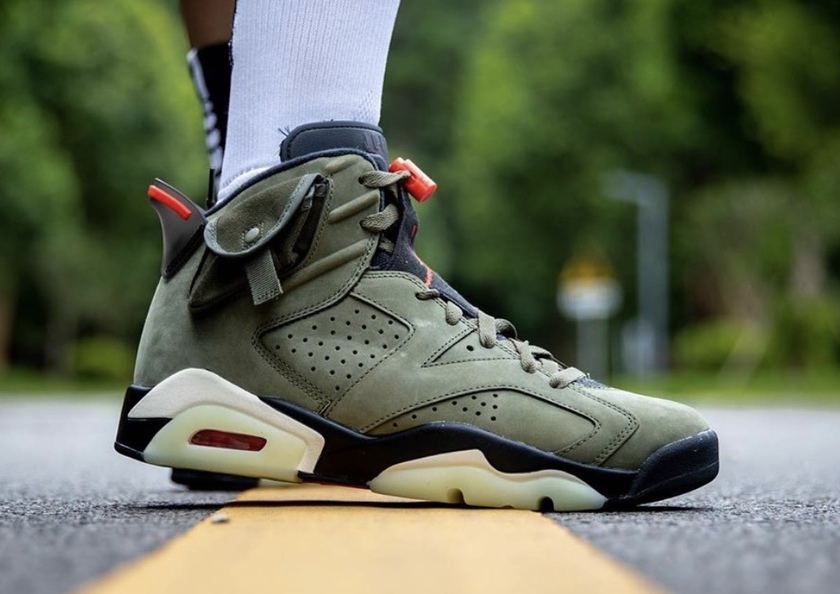 Travis Scott Air Jordan 6 2019 On-Feetå叿¥æCN1084-200