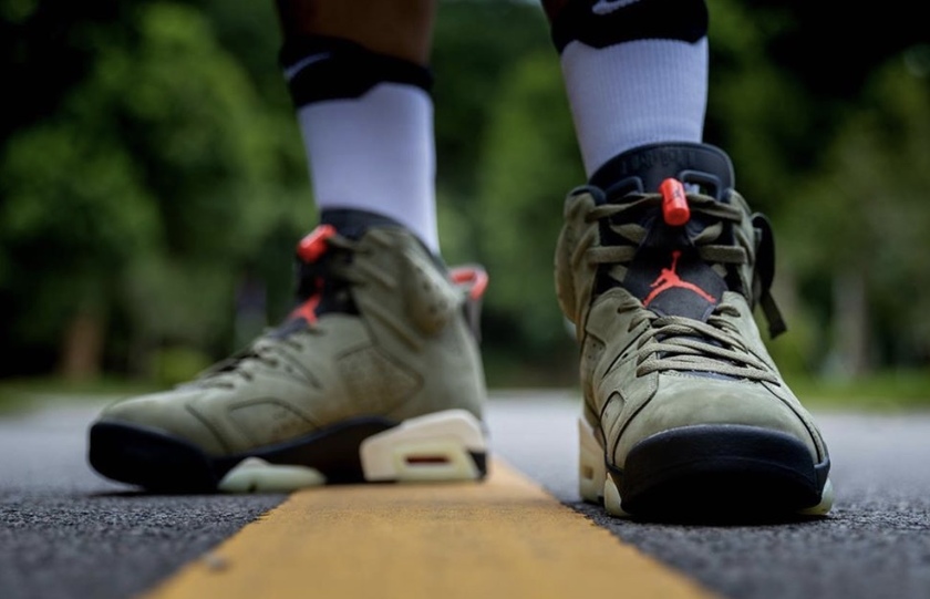 Travis Scott Air Jordan 6 2019 On-Feetå叿¥æCN1084-200