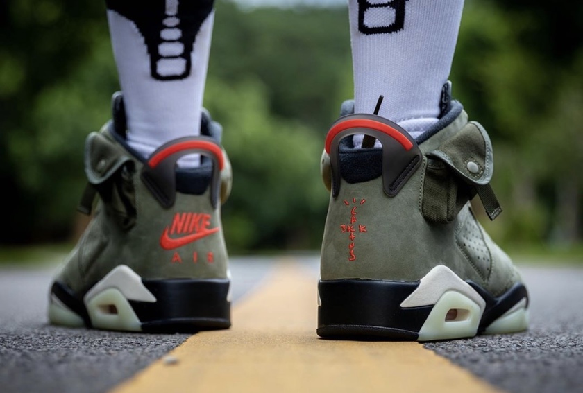 Travis Scott Air Jordan 6 2019 On-Feetå叿¥æCN1084-200