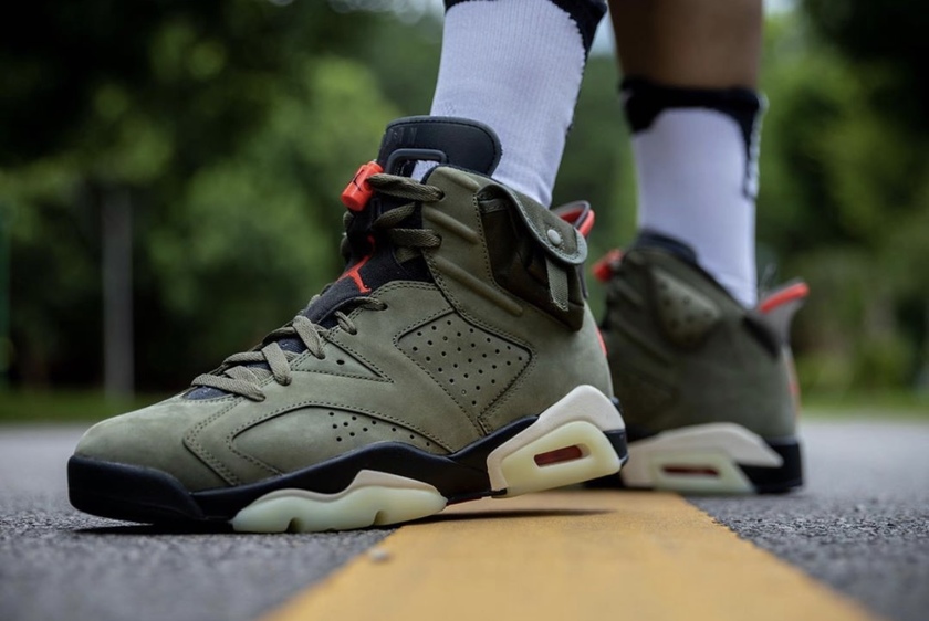 Travis Scott Air Jordan 6 2019 On-Feetå叿¥æCN1084-200