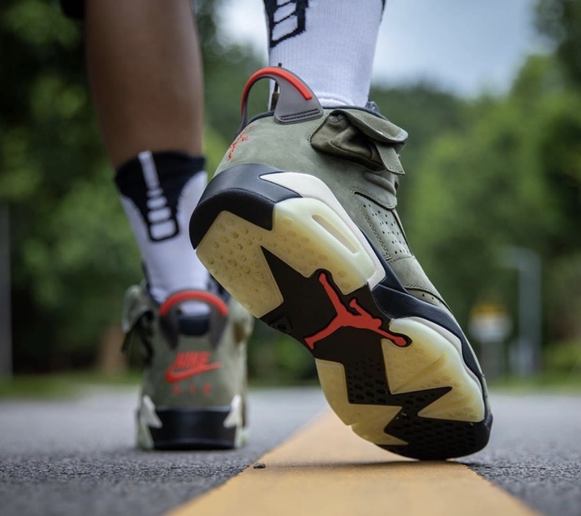 Travis Scott Air Jordan 6 2019 On-Feetå叿¥æCN1084-200