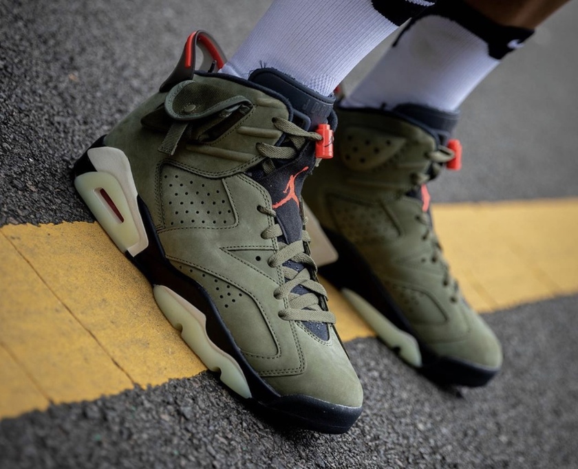 Travis Scott Air Jordan 6 2019 On-Feetå叿¥æCN1084-200