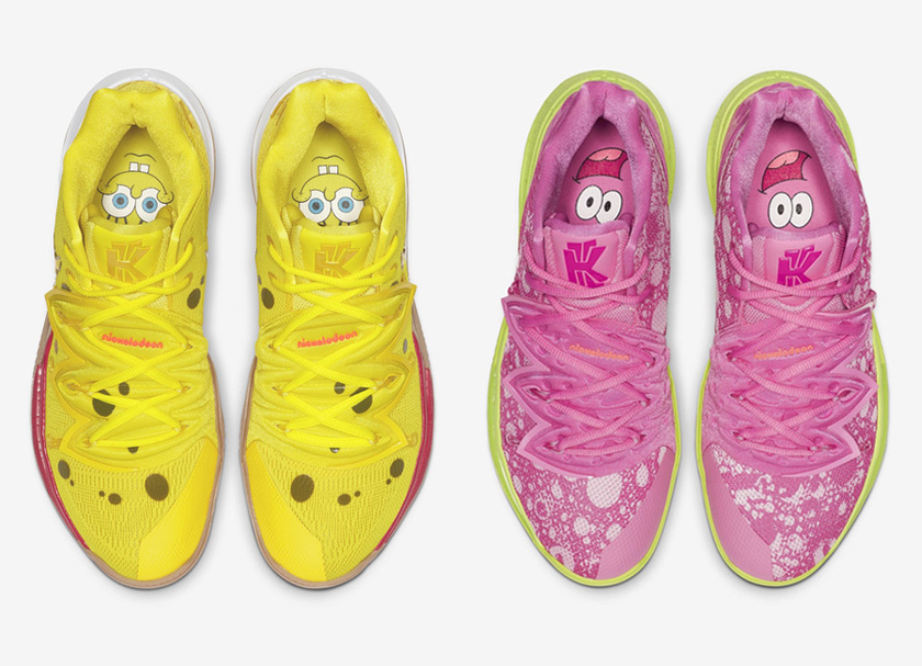SpongeBob SquarePants x Nike Kyrie Pack