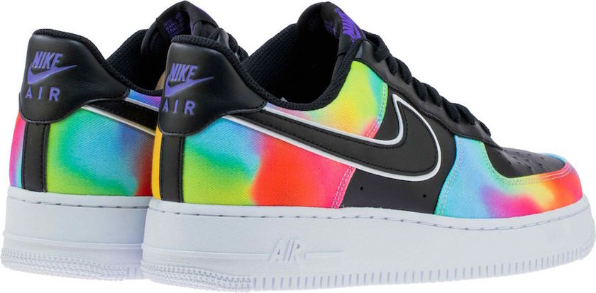 Nike Air Force 1 Low Black Tie-Dye CK0840-001 Release Date