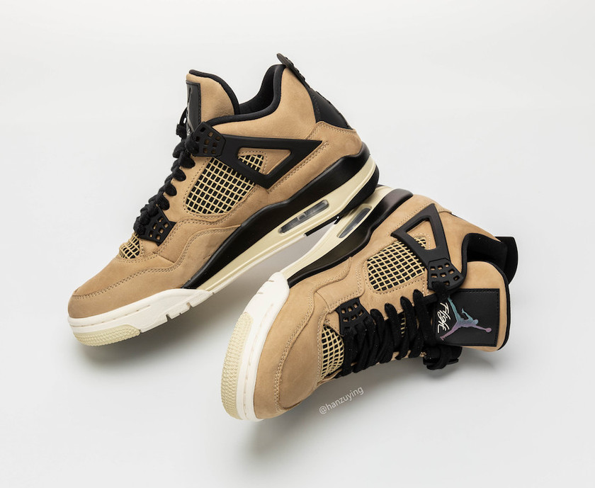 Air Jordan 4 Mushroom WMNS AQ9129-200å叿¥æ