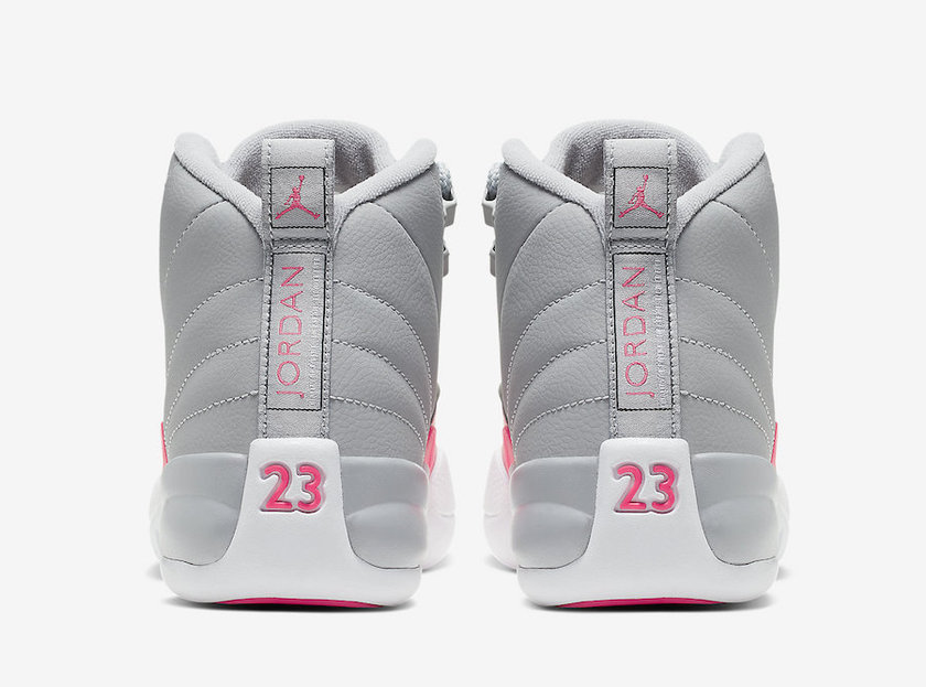 Air Jordan 12 GS Wolf Grey Racer Pink 510815-060 2019å叿¥æ