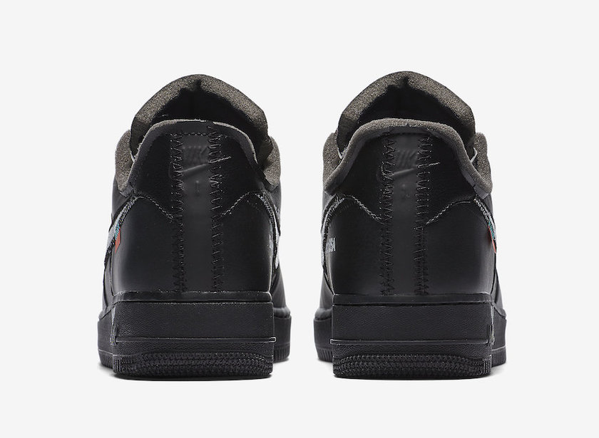 Off-White Nike Air Force 1ä½é»è²AV5210-001åå¸æ¥æ