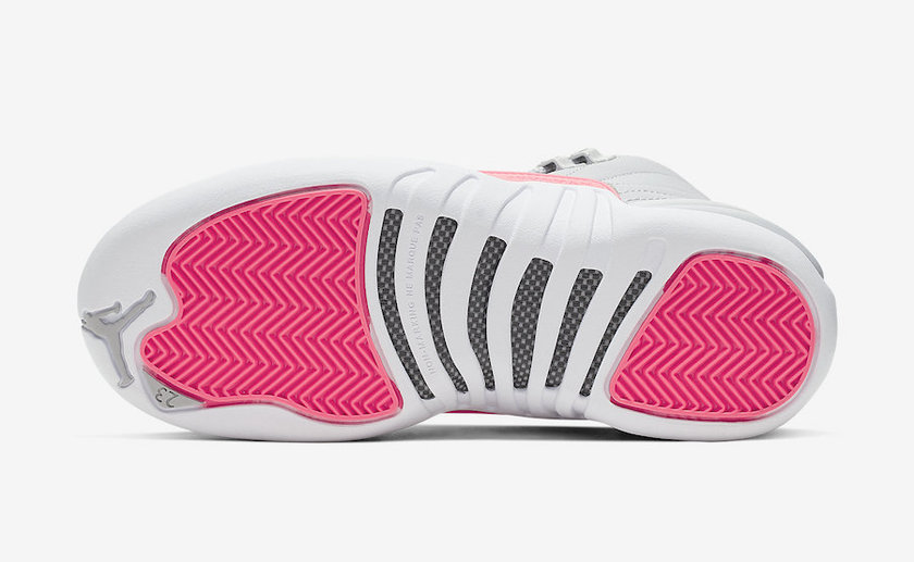Air Jordan 12 GS Wolf Grey Racer Pink 510815-060 2019å叿¥æ
