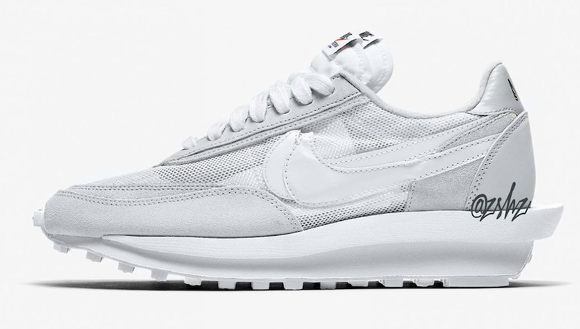 Sacai Nike LDWaffle White BV0073-101åå¸æ¥æ