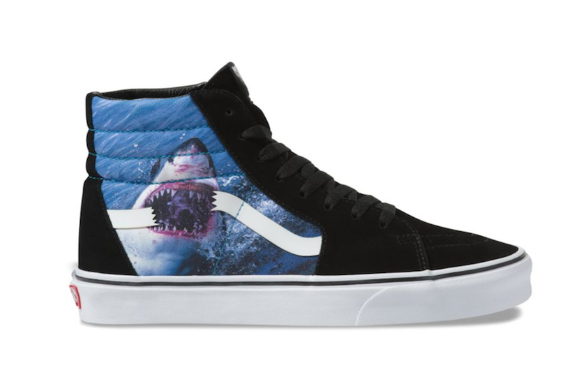 Vans Sk8-Hi Shark Week 2019ç³»ååå¸æ¥æ