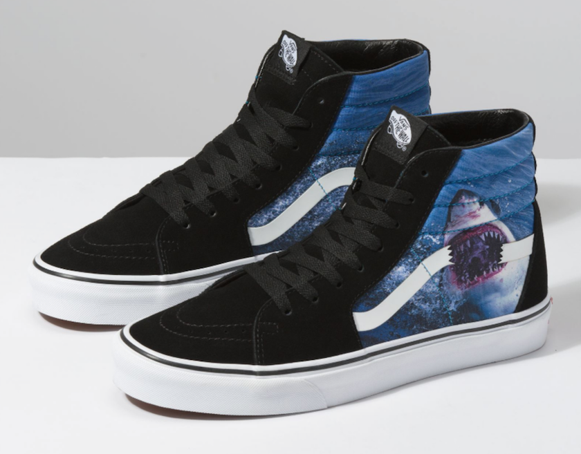 Vans Sk8-Hi Shark Week 2019ç³»ååå¸æ¥æ