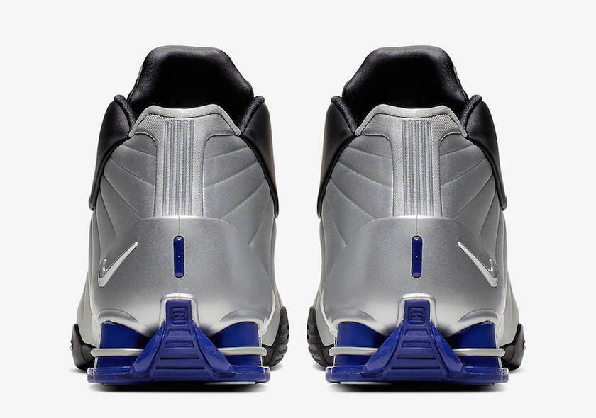 Nike Shox BB4 Black Metallic Silver Purple AT7843-001 Release Date