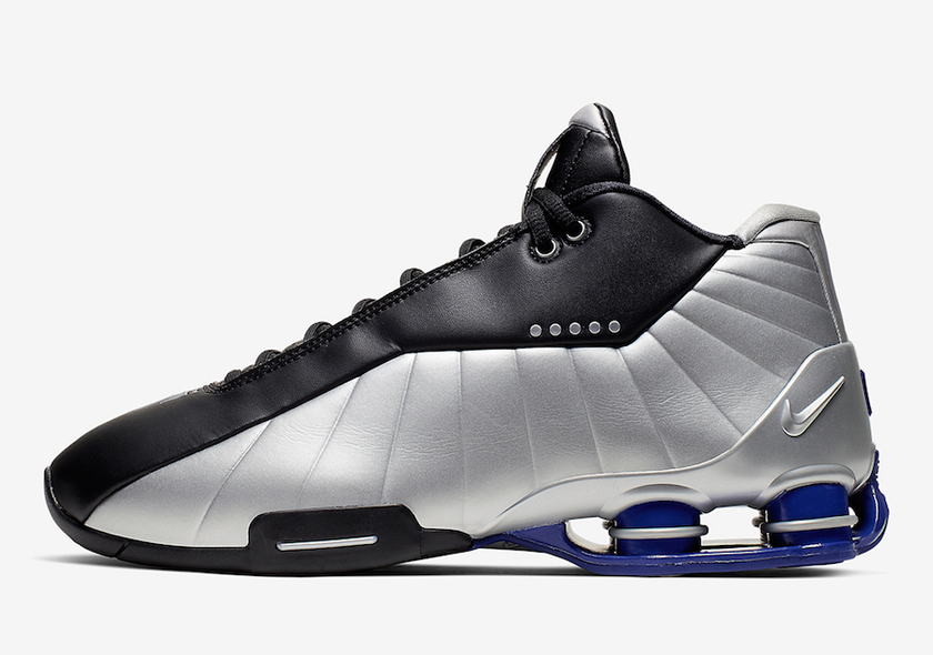 Nike Shox BB4 Black Metallic Silver Purple AT7843-001 Release Date
