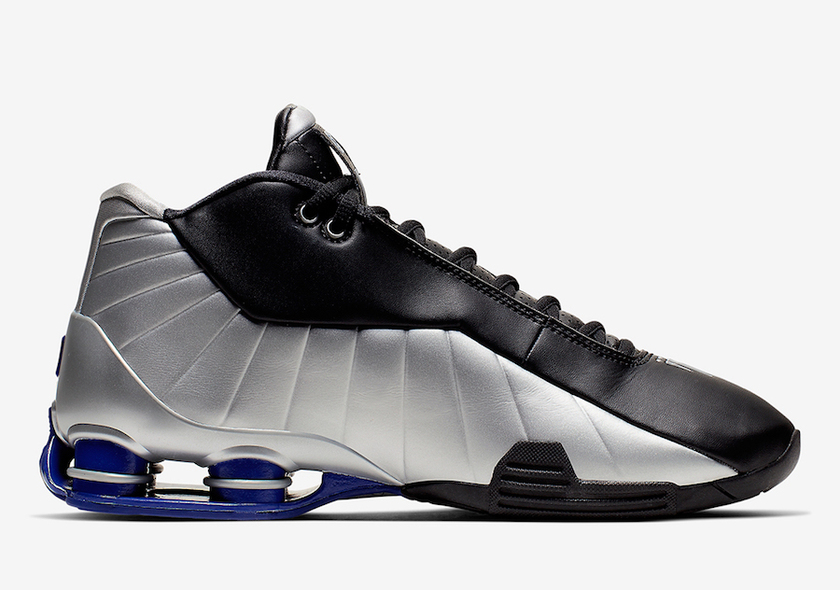 Nike Shox BB4 Black Metallic Silver Purple AT7843-001 Release Date