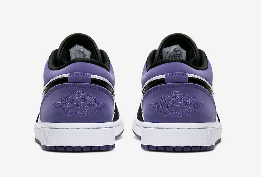 Air Jordan 1 Low Court Purple 553558-125 2019 Release Date