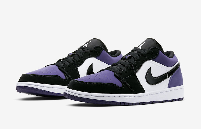 Air Jordan 1 Low Court Purple 553558-125 2019 Release Date